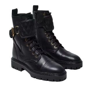 Mango combat boots perfect for fall